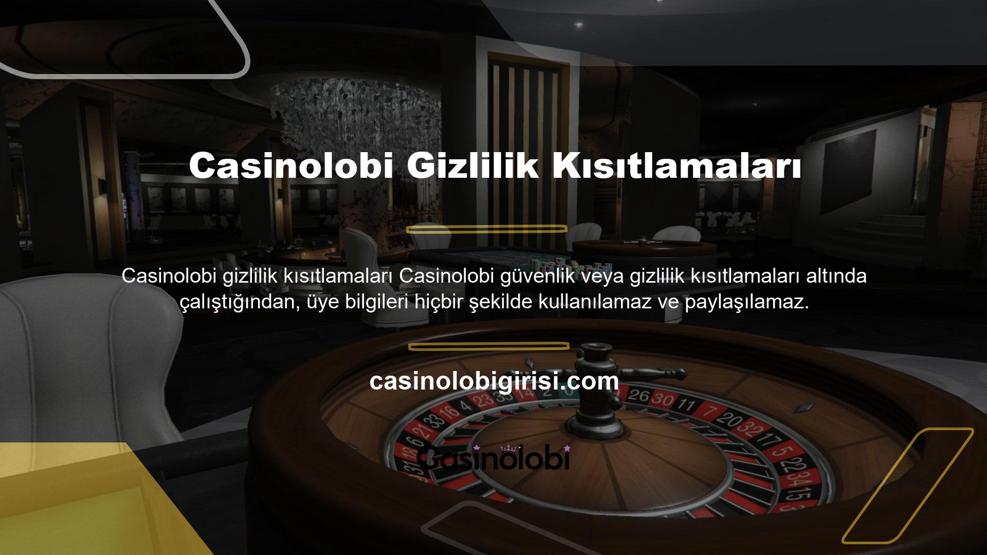 Bahis sitesinden çekilme, sitede yapabileceğiniz diğer tüm işlemler kadar güvenlidir, çünkü Casinolobi devlet onaylı bir pozisyondur ve yetkililer tarafından düzenli olarak kontrol edilir